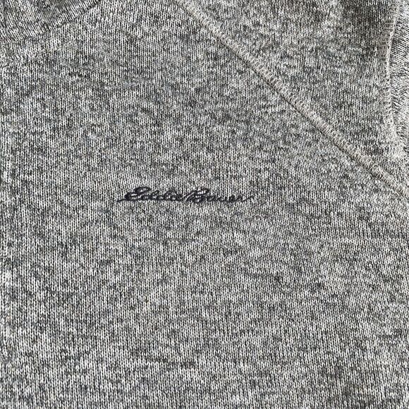 Eddie Bauer Fleece Lined Sweater Mens 1/4 Zip Pullover Gray Size XXL 2XL - Picture 4 of 8